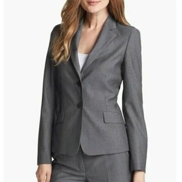 New Club Monaco Wool Manhattan Tex Blazer Charcoal 4, S $259 - Picture 1 of 6